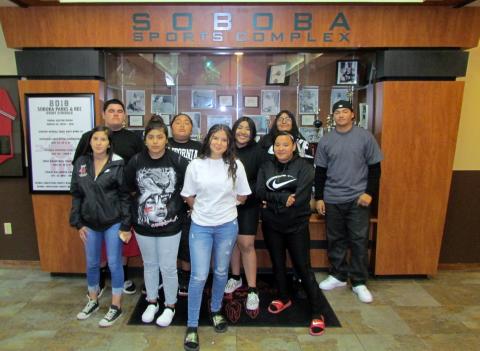 The Soboba Youth Council meets regularly at the Soboba Sports Complex to plan community service activities The Soboba Youth Council meets regularly at the Soboba Sports Complex to plan community service activities