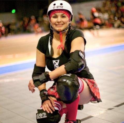 Tawshma Pachito has found her passion in the sport of roller derby skating Tawshma Pachito has found her passion in the sport of roller derby skating
