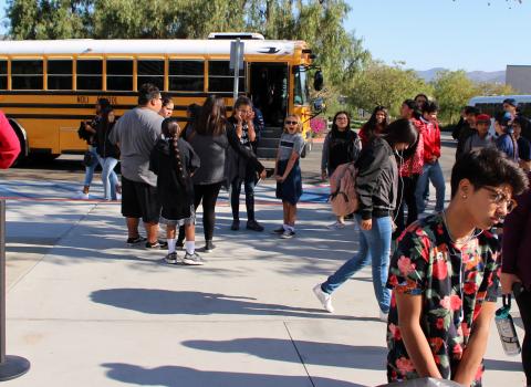Noli Indian School buses helped transport attendees to the 12th annual Dream the Impossible youth conference on April 21 Noli Indian School buses helped transport attendees to the 12th annual Dream the Impossible youth conference on April 21