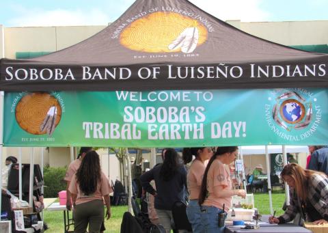 The 19th annual Soboba Tribal Earth Day celebration attracts more than 700 attendees on April 24 The 19th annual Soboba Tribal Earth Day celebration attracts more than 700 attendees on April 24