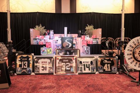 Tons of prizes are available at the SCR Event Center Awards Banquet following each day of course play for the 10th annual Soboba Foundation & Soboba Casino Resort Charity Golf Tournament Tons of prizes are available at the SCR Event Center Awards Banquet following each day of course play for the 10th annual Soboba Foundation & Soboba Casino Resort Charity Golf Tournament