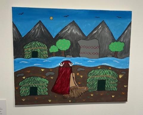 A coming-of-age ceremony painting by Paloma Daisy Rodriguez of the Soboba Band of Luiseño Indians is part of a new exhibition at RAFFMA. Photo courtesy of the Soboba Band of Luiseño Indians A coming-of-age ceremony painting by Paloma Daisy Rodriguez of the Soboba Band of Luiseño Indians is part of a new exhibition at RAFFMA. Photo courtesy of the Soboba Band of Luiseño Indians