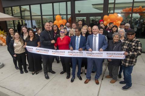 An official ribbon cutting is enjoyed by SEDC members, staff, Tribal elders, local dignitaries and community leaders An official ribbon cutting is enjoyed by SEDC members, staff, Tribal elders, local dignitaries and community leaders