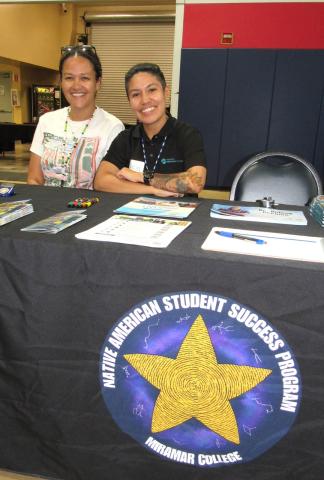 Noli Counselor Seandee Brown, left, with Lucia Napolez from San Diego Miramar College, one of more than 20 colleges represented at the Noli Career and College Fair, Sept. 25 Noli Counselor Seandee Brown, left, with Lucia Napolez from San Diego Miramar College, one of more than 20 colleges represented at the Noli Career and College Fair, Sept. 25