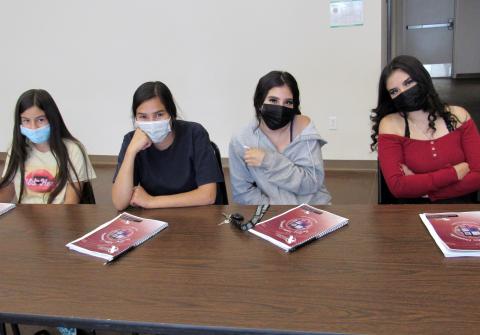Participants in the pilot Financial Literacy 101 program at Soboba included, from left, Shawna Rivera, 13, Luisa Rivera, 15, Sica Rivera, 16, and Tanya Rivera, 17 Participants in the pilot Financial Literacy 101 program at Soboba included, from left, Shawna Rivera, 13, Luisa Rivera, 15, Sica Rivera, 16, and Tanya Rivera, 17