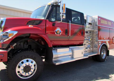 A Type 3 brush engine was recently added to the Soboba Fire Department fleet