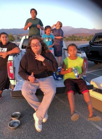 Members of the Briones Venegas families tailgated at the old Soboba Casino parking lot while waiting for the fireworks show to start on July 4 Members of the Briones Venegas families tailgated at the old Soboba Casino parking lot while waiting for the fireworks show to start on July 4