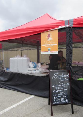 Frybread Kitchen, owned and operated by Antonia Briones-Venegas and Aurelia Mendoza, is a popular site at many Soboba community events Frybread Kitchen, owned and operated by Antonia Briones-Venegas and Aurelia Mendoza, is a popular site at many Soboba community events