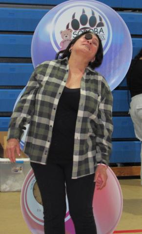 Janis Ayal from Pechanga is the successful winner of $250 after a tiebreaker contest between three winners of the second Bingo game Janis Ayal from Pechanga is the successful winner of $250 after a tiebreaker contest between three winners of the second Bingo game