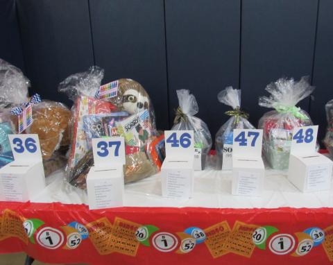 These are just a few of the 80 raffle prizes available at the fundraiser that contained items that appealed to all ages These are just a few of the 80 raffle prizes available at the fundraiser that contained items that appealed to all ages