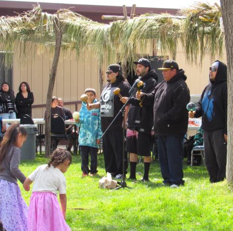 Wayne Nelson and the Inter-Tribal Bird Singers are joined by others during Noli’s 17th annual Gathering of the People Wayne Nelson and the Inter-Tribal Bird Singers are joined by others during Noli’s 17th annual Gathering of the People