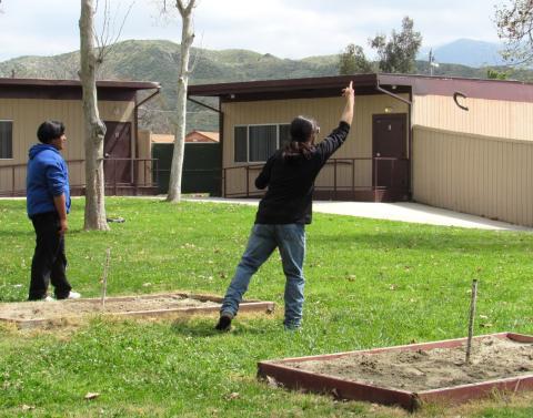 Horseshoes are just one of the many games played during the Gathering of the People at Noli Indian School Horseshoes are just one of the many games played during the Gathering of the People at Noli Indian School