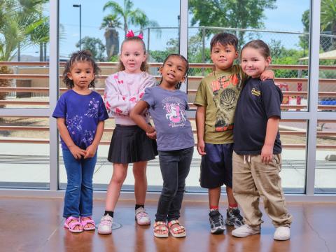 The youngest Salgado family members currently attend the Soboba Tribal Preschool. From left, Daiya Muhammad, Love Lee Salgado-Flores, Sumaya Muhammad, Mav Vega, and Malakai Masiel. Not pictured, Noah Mendoza The youngest Salgado family members currently attend the Soboba Tribal Preschool. From left, Daiya Muhammad, Love Lee Salgado-Flores, Sumaya Muhammad, Mav Vega, and Malakai Masiel. Not pictured, Noah Mendoza