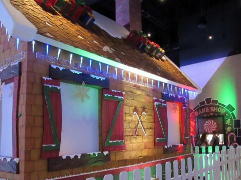 A 22-ft. tall gingerbread house has been constructed inside Soboba Casino Resort just in time for the holiday season. A bake shop with sweet treats is also open for a limited time A 22-ft. tall gingerbread house has been constructed inside Soboba Casino Resort just in time for the holiday season. A bake shop with sweet treats is also open for a limited time