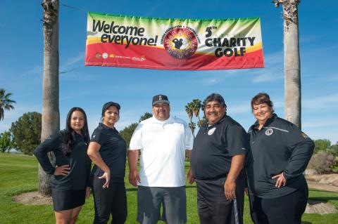 Soboba Foundation members from left, Geneva Mojado, Sally Ortiz, Isaiah Vivanco, Patrick Placencia and Dondi Silvas Soboba Foundation members from left, Geneva Mojado, Sally Ortiz, Isaiah Vivanco, Patrick Placencia and Dondi Silvas