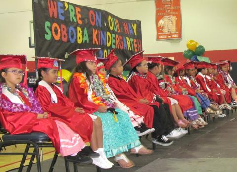 Soboba Tribal Preschool graduated 17 students from its kindergarten class on June 2 Soboba Tribal Preschool graduated 17 students from its kindergarten class on June 2
