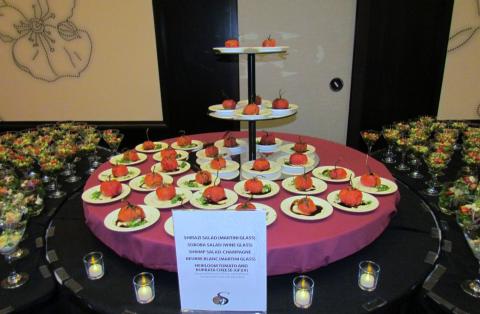 Elegant food fare was just one of the many treats enjoyed by guests at the Dignitaries’ Grand Opening Celebration at the Soboba Casino Resort Event Center on March 26 Elegant food fare was just one of the many treats enjoyed by guests at the Dignitaries’ Grand Opening Celebration at the Soboba Casino Resort Event Center on March 26