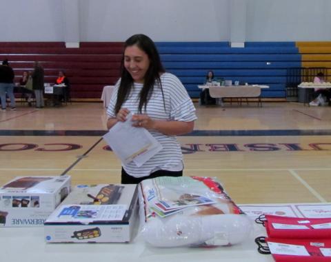 Amanda McMorris made a clean sweep in the recent eight-week weight loss challenge by losing the most weight and body fat and gaining the most muscle mass Amanda McMorris made a clean sweep in the recent eight-week weight loss challenge by losing the most weight and body fat and gaining the most muscle mass