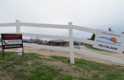 The first of several new homes being constructed on the Soboba Reservation under the tribe’s new home construction program The first of several new homes being constructed on the Soboba Reservation under the tribe’s new home construction program