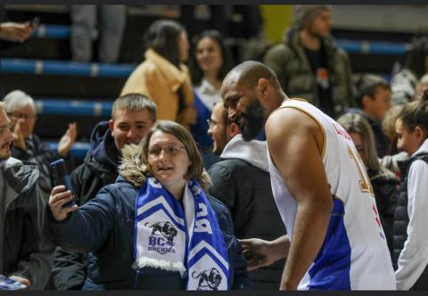 Joseph Burton has many fans who attend his games Joseph Burton has many fans who attend his games