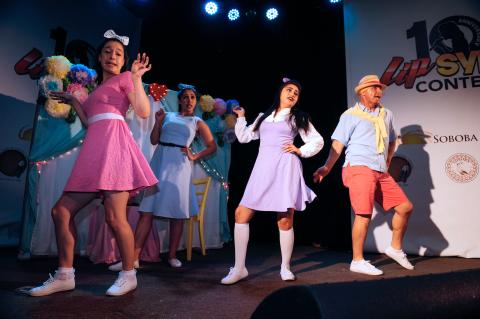 Performers for the Ramona Bowl garnered a first-place win, and $5,000, at the 10th annual Lip Sync Contest presented by Soboba Foundation and Soboba Casino on June 23. The nonprofit has entered each year since the contest began Performers for the Ramona Bowl garnered a first-place win, and $5,000, at the 10th annual Lip Sync Contest presented by Soboba Foundation and Soboba Casino on June 23. The nonprofit has entered each year since the contest began