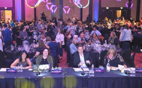Judges for the 17th annual Charity Lip Sync Contest are, from left, Cara Cohan, Michelle Woodfin, Mike Hiles and Andrea “Auntie Candy” Candelaria Judges for the 17th annual Charity Lip Sync Contest are, from left, Cara Cohan, Michelle Woodfin, Mike Hiles and Andrea “Auntie Candy” Candelaria
