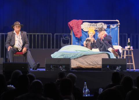 With their 17th appearance at the annual Soboba charity lip sync contest, the San Jacinto Education Foundation received a fourth-place finish this year With their 17th appearance at the annual Soboba charity lip sync contest, the San Jacinto Education Foundation received a fourth-place finish this year