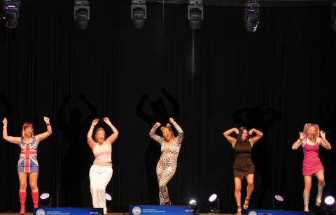 Friends of San Jacinto Unified School District paid homage to the Spice Girls, the girl-group that became popular 30 years ago. They took home $500 for having the “Best Choreography.” Friends of San Jacinto Unified School District paid homage to the Spice Girls, the girl-group that became popular 30 years ago. They took home $500 for having the “Best Choreography.”