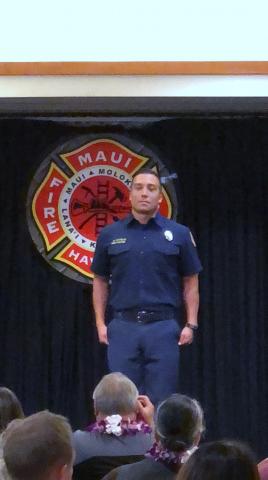 Soboba Tribal Member Michael Allen Castello recently graduated from the Maui County Fire Department Academy Soboba Tribal Member Michael Allen Castello recently graduated from the Maui County Fire Department Academy