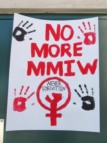 Soboba Youth Council members organized a gathering to show support and bring awareness to the MMIW crisis in Native communities Soboba Youth Council members organized a gathering to show support and bring awareness to the MMIW crisis in Native communities