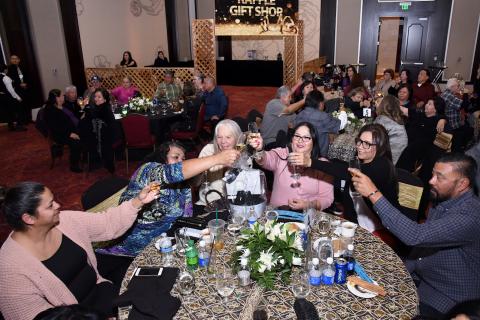 Guests ring in 2020 with a toast at the conclusion of a New Year’s Eve Party at the Soboba Casino Resort Event Center on Dec. 29. Photo courtesy of Joan Fuller Photography. Guests ring in 2020 with a toast at the conclusion of a New Year’s Eve Party at the Soboba Casino Resort Event Center on Dec. 29. Photo courtesy of Joan Fuller Photography.