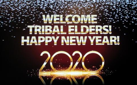 Tribal Elders from 20 different reservations were greeted at the Soboba Casino Resort Event Center on Dec. 29 for a New Year’s Party, hosted by the Soboba Tribal Elders. Photo courtesy of Soboba Band of Luiseño Indians. Tribal Elders from 20 different reservations were greeted at the Soboba Casino Resort Event Center on Dec. 29 for a New Year’s Party, hosted by the Soboba Tribal Elders. Photo courtesy of Soboba Band of Luiseño Indians.