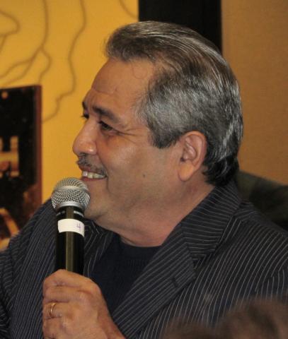 A performance by comedian Gilbert Esquivel had guests laughing during a New Year’s Party hosted by the Isobar Tribal Elders. Photo courtesy of Soboba Band of Luiseño Indians.  A performance by comedian Gilbert Esquivel had guests laughing during a New Year’s Party hosted by the Isobar Tribal Elders. Photo courtesy of Soboba Band of Luiseño Indians.