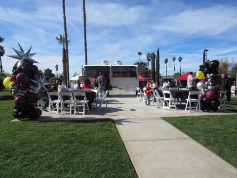 The food truck will be a permanent fixture at the Soboba Pickleball facility to keep guests using the courts and the swimming pool from getting hungry or thirsty The food truck will be a permanent fixture at the Soboba Pickleball facility to keep guests using the courts and the swimming pool from getting hungry or thirsty