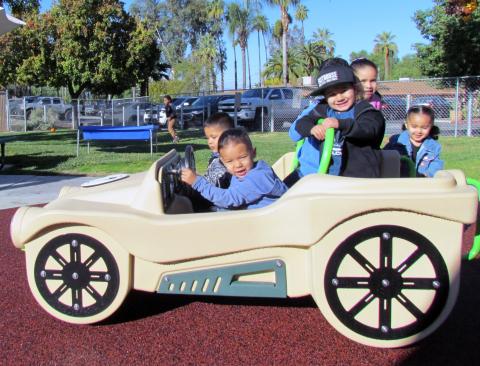 Soboba Tribal Preschool students got their first opportunity to play on the new upgraded playground when it was dedicated on Dec. 9 Soboba Tribal Preschool students got their first opportunity to play on the new upgraded playground when it was dedicated on Dec. 9