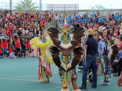 Last year’s pow wow preview for local schoolchildren attracted about 3,000 students and this Friday morning’s event expects to do the same Last year’s pow wow preview for local schoolchildren attracted about 3,000 students and this Friday morning’s event expects to do the same