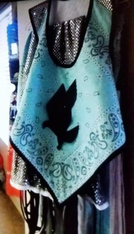 An example of one of Gloria Vivanco’s more unique regalia designs An example of one of Gloria Vivanco’s more unique regalia designs