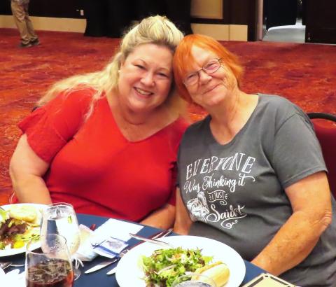 Mary Reuland, left, and Mickey McRay have been friends for 20 years and Mary has been helping Mickey through her cancer journey since 2015 Mary Reuland, left, and Mickey McRay have been friends for 20 years and Mary has been helping Mickey through her cancer journey since 2015