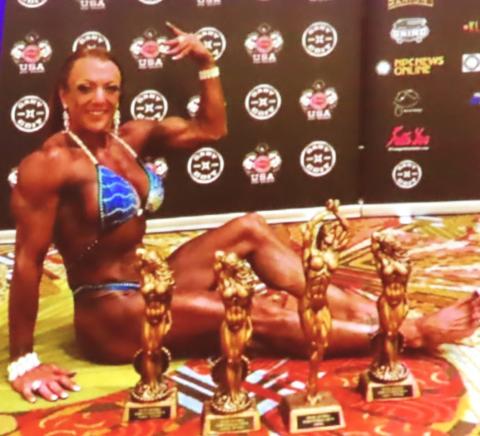 Dyanne Blevens shares a photo from one of her many award-winning bodybuilding competitions. She was diagnosed with pancreatic cancer on March 22 Dyanne Blevens shares a photo from one of her many award-winning bodybuilding competitions. She was diagnosed with pancreatic cancer on March 22