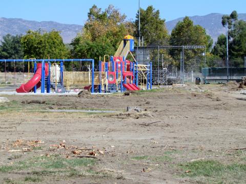 The current playground will be replaced with two that will accommodate different age groups so all kids can have fun at the same time The current playground will be replaced with two that will accommodate different age groups so all kids can have fun at the same time