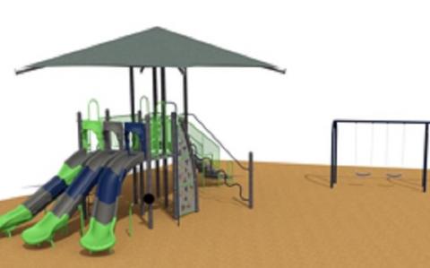An artist’s rendering shows one of the newly designed playgrounds scheduled for construction at the Soboba Sports Complex An artist’s rendering shows one of the newly designed playgrounds scheduled for construction at the Soboba Sports Complex