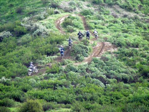 A little further up the road, riders take to the hills during the 38th annual Soboba Trail Ride on Sunday, Feb. 26 A little further up the road, riders take to the hills during the 38th annual Soboba Trail Ride on Sunday, Feb. 26