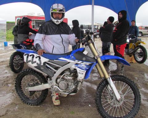 Soboba tribal member Delbert Briones with his motorcycle getting ready to participate in the 38th annual Soboba Trail Ride on Feb. 26 Soboba tribal member Delbert Briones with his motorcycle getting ready to participate in the 38th annual Soboba Trail Ride on Feb. 26