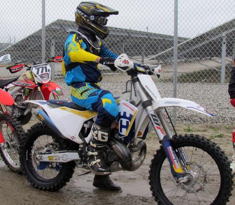 Alexander Smith, son of legendary cyclist Malcolm Smith revs his engine before the start of the 38th annual Soboba Trail Ride Alexander Smith, son of legendary cyclist Malcolm Smith revs his engine before the start of the 38th annual Soboba Trail Ride