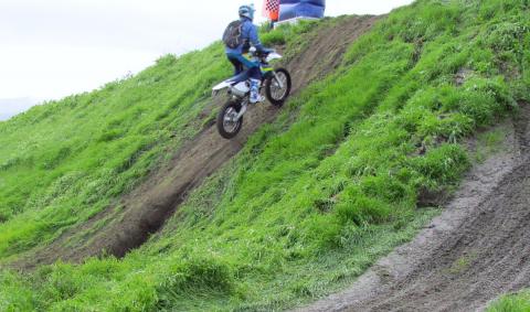 A rider takes the first steep hill at the start of the 38th annual Soboba Trail Ride on Sunday A rider takes the first steep hill at the start of the 38th annual Soboba Trail Ride on Sunday