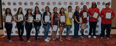 Recipients of a Silver Certificate of Outstanding Achievement included, from left, So’a Nelson, Loovi Herrera, Byrie Lindsey, Jocie Yepa, Jasmine Basquez, Tanya Elizabeth Rivera, Luisa Rivera, Alex Vallejo IV, Carmel Paul Valenzuella IV, Daniel Vazquez, Soowut Rodriguez and Lawrence A. Modesto III Recipients of a Silver Certificate of Outstanding Achievement included, from left, So’a Nelson, Loovi Herrera, Byrie Lindsey, Jocie Yepa, Jasmine Basquez, Tanya Elizabeth Rivera, Luisa Rivera, Alex Vallejo IV, Carmel Paul Valenzuella IV, Daniel Vazquez, Soowut Rodriguez and Lawrence A. Modesto III