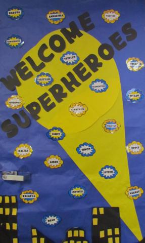 This year’s theme for the three-year-olds’ classroom at Soboba Tribal Preschool is superheroes This year’s theme for the three-year-olds’ classroom at Soboba Tribal Preschool is superheroes