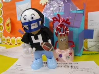 Whoville characters created by kindergarten students included a football player and ballet dancer Whoville characters created by kindergarten students included a football player and ballet dancer