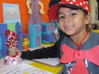 Raielyn Perez created a “mommy who likes the ballet” to add to the Whoville town her kindergarten class created in celebration of Dr. Seuss Raielyn Perez created a “mommy who likes the ballet” to add to the Whoville town her kindergarten class created in celebration of Dr. Seuss