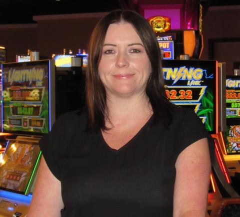 Soboba Casino Resort’s Slot Operations Manager Shiloh Maddox has been with Soboba for nearly 23 years and is happy to help the Tribe celebrate its Silver Anniversary. (She was asked to remove her face mask for the photograph.) Soboba Casino Resort’s Slot Operations Manager Shiloh Maddox has been with Soboba for nearly 23 years and is happy to help the Tribe celebrate its Silver Anniversary. (She was asked to remove her face mask for the photograph.)